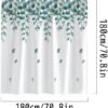 550x584-10.jpg Unyqoos® Groen Badkamergordijn Met Antibacteriële Coating, Compleet Met Haken, Machinewasbaar En Sneldrogend