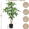 Unyqoos® Natuurgetrouwe decoratieve kunstboom van 90 cm voor huis en kantoor