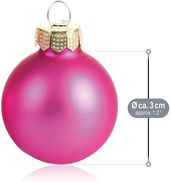 550x586-21.jpg Unyqoos® Set van 40 stijlvolle mini kerstballen van glas voor kerstversiering