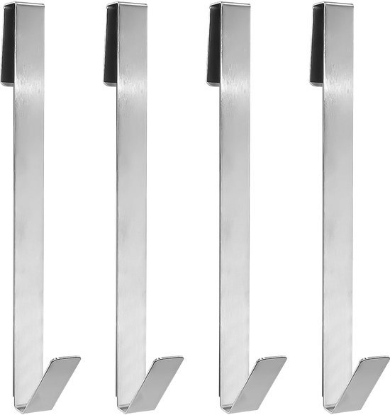550x586-29.jpg Unyqoos® Set van 4 RVS Handdoekhaken voor Douchewand zonder Boren, Geschikt voor 12 mm Glas