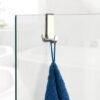 Unyqoos® Dubbele roestvrijstalen douchehaak voor praktisch ophangen van doucheaccessoires