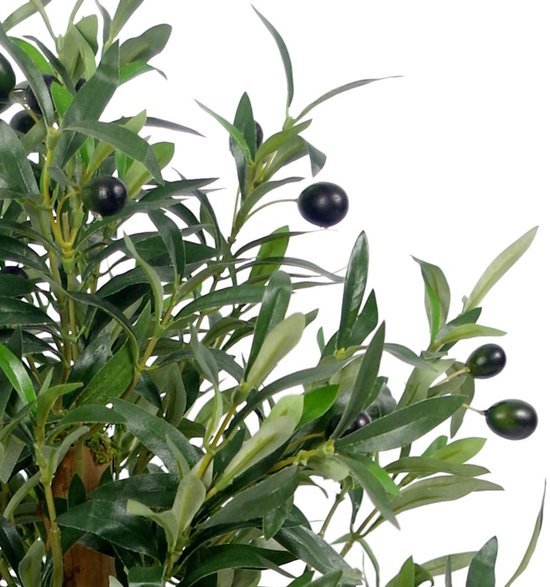 Unyqoos® Levensechte Olijfboom van 65 cm met Realistische Details voor Binnengebruik
