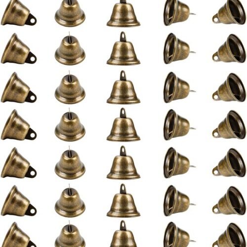 Unyqoos ® Klassieke Decoratieve Bronzen Klokjes voor Creatieve Ambachten en Evenementdecoraties