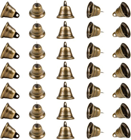 Unyqoos ® Klassieke Decoratieve Bronzen Klokjes voor Creatieve Ambachten en Evenementdecoraties