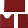 Unyqoos® Zachte en Absorberende 3-delige Badmatset met Antislip voor Badkamer en Toilet