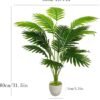 Unyqoos® Levensechte grote palm kunstplant voor huis en kantoor decoratie