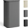 Unyqoos® Ruime en Opvouwbare Wasmand met Deksel en Kunststof Handvat voor Eenvoudig Draagcomfort