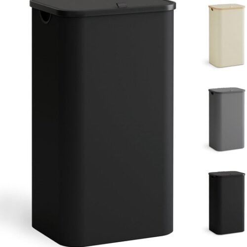 550x588-13.jpg Unyqoos® Stijlvolle Opvouwbare Wasmand met Deksel en Kunststof Handvat voor Handige Wasverzameling