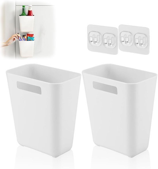 550x588-14.jpg Unyqoos® Multifunctionele zelfklevende opbergdoos voor keuken, badkamer en slaapkamer - 2 stuks wit