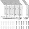 550x588-22.jpg Unyqoos® Set van 8 veelzijdige zilverkleurige wandhaken voor diverse ruimtes