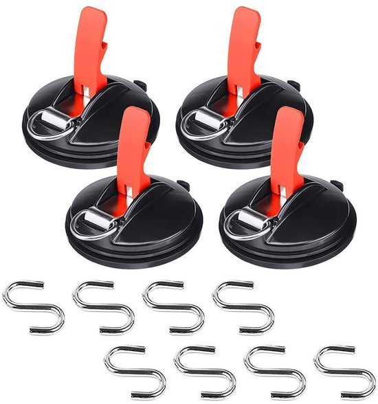 550x588-26.jpg Unyqoos® Set van vier krachtige zuignapankers met haken voor veelzijdig gebruik