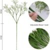 550x588-8.jpg Unyqoos® Set van 12 Witte Kunstbloemen voor Decoratie en Bloemstukken