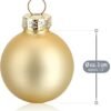 550x589-15.jpg Unyqoos® Set van 40 stijlvolle mini kerstballen van glas voor kerstdecoratie