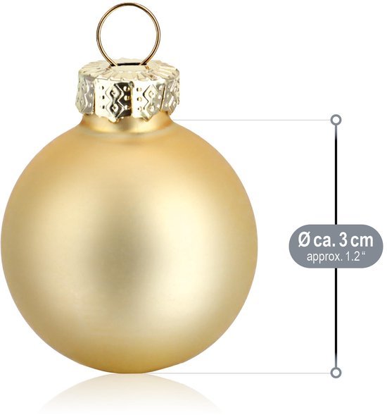 550x589-15.jpg Unyqoos® Set van 40 stijlvolle mini kerstballen van glas voor kerstdecoratie