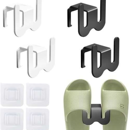 550x589-19.jpg Unyqoos® Zelfklevende en ruimtebesparende schoenenhouders voor wandmontage in huis