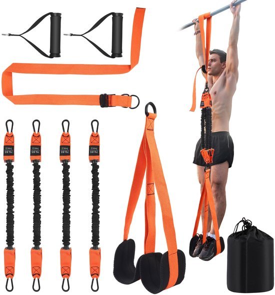 Unyqoos® Verstelbare optrekhulp met weerstandsbanden voor effectieve training