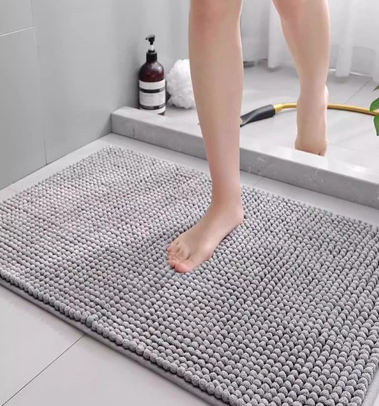 Unyqoos ® Zachte Chenille Badmat voor Comfort en Veiligheid in de Badkamer
