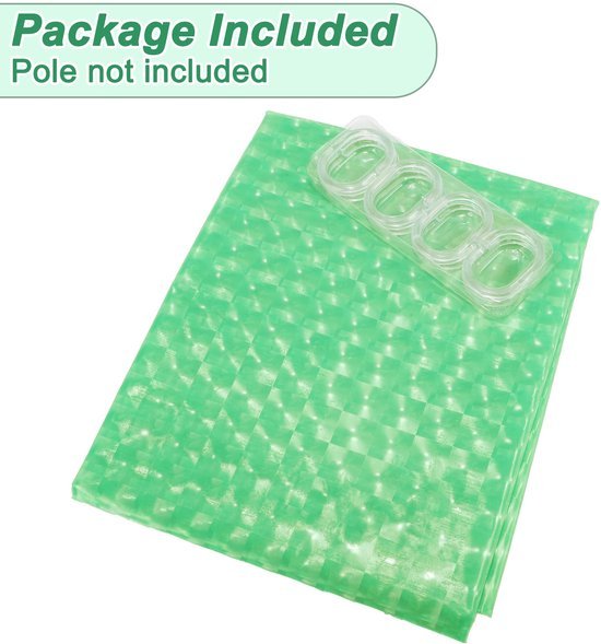 550x589.jpg Unyqoos® Waterafstotende douchegordijnset met magneten en ringen voor elke badkamer