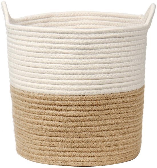 550x590-11.jpg Unyqoos® Stijlvolle en Functionele Katoenen Opbergmand voor Iedere Ruimte in Huis