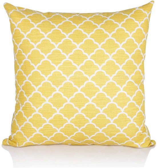 Unyqoos ® Stijlvolle Set van 4 Decoratieve Kussenovertrekken voor Woonkamerbank, 45 x 45 cm