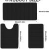550x591-12.jpg Unyqoos® Zacht en comfortabel 3-delig badmatten set met antislip en snelle droging