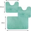 550x591-13.jpg Unyqoos® Set van drie badkamermatten met ultrazachte en absorberende eigenschappen voor elke badkamer