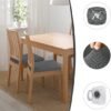 550x591-17.jpg Unyqoos® Set van 4 waterdichte stoelhoezen voor eetkamerstoelen in donkergrijs