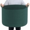 550x591-20.jpg Unyqoos® Opvouwbare Katoenen Wasmand met Vier Vakken voor Multifunctioneel Gebruik in Huis