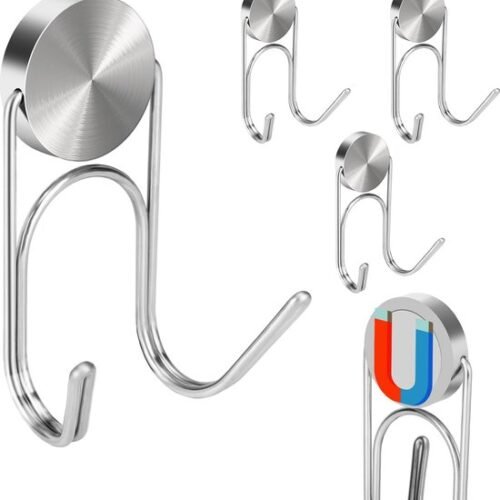 550x591-34.jpg Unyqoos® Sterke magnetische ophanghaken van roestvrij staal voor veelzijdig gebruik buiten en binnen