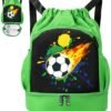 Unyqoos® Waterdichte kinderzwemtas met regenboogpatroon en handige vakken