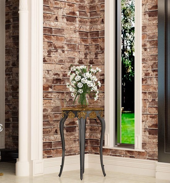 Unyqoos® Zelfklevend 3D Behang in Steenlook voor Diverse Interieurtoepassingen