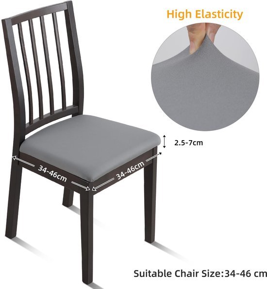 550x594-26.jpg Unyqoos® Waterdichte en rekbare stoelhoezen zonder rugleuning voor eetkamerstoelen