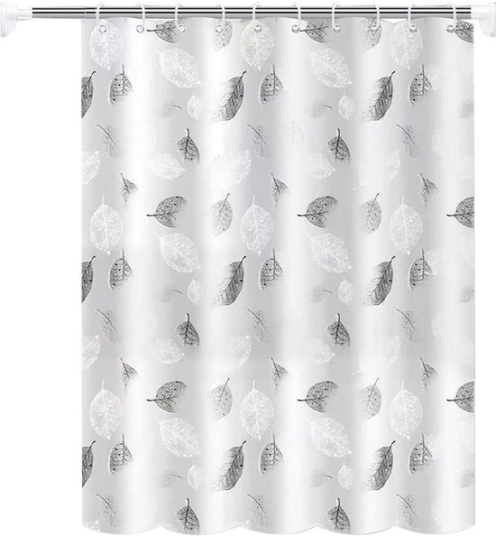 Unyqoos® Waterdicht en schimmelvrij douchegordijn met stijlvolle patronen 180x200 cm
