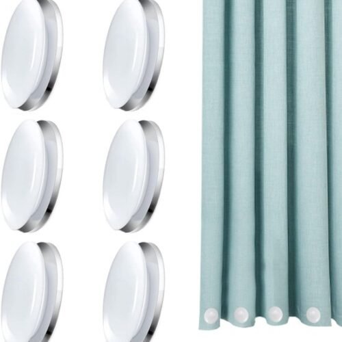 550x595-2.jpg Unyqoos® Set van 6 magnetische gordijngewichten voor douche en ramen