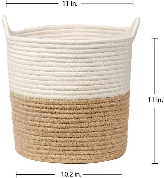550x596-11.jpg Unyqoos® Stijlvolle en Functionele Katoenen Opbergmand voor Iedere Ruimte in Huis
