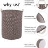 Unyqoos® Stijlvolle en Praktische Opvouwbare Wasmand met Grote Capaciteit en Waterdichte Voering