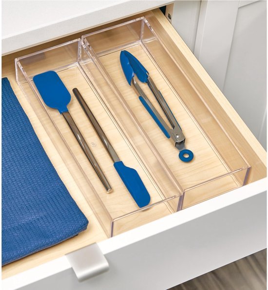 550x596-14.jpg Unyqoos® Transparante lade-organizers voor keuken en badkamer met modulair ontwerp
