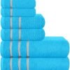 Unyqoos® Ultra Comfort Luxe Katoenen Handdoekenset van 6 Stuks met Extra Grote Badhanddoeken