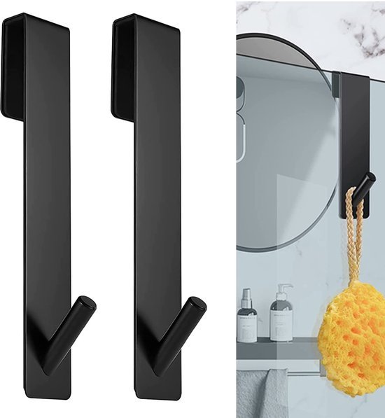 Unyqoos® Innovatieve Zelfklevende Douchehaken Set van 2 voor Handdoeken en Accessoires