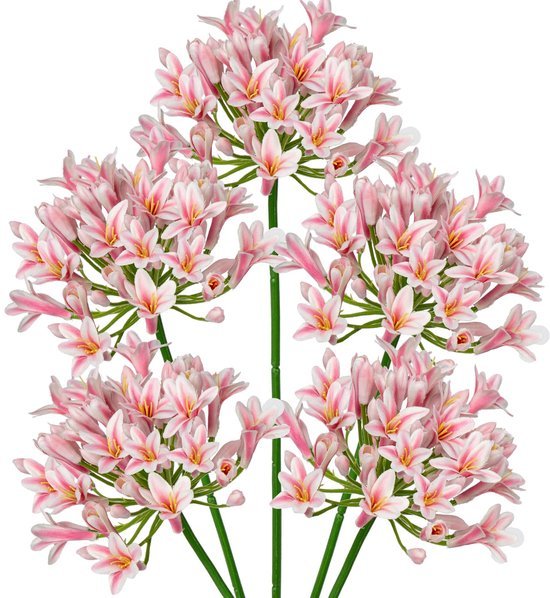 550x598-2.jpg Unyqoos® Set van 5 Roze Sierlelies van 75 cm voor Decoratieve Bloemstukken
