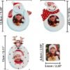 Unyqoos ® Unieke Fotolijst Hangers voor Kerstboom - Set van 6 Decoratieve Fotohouders