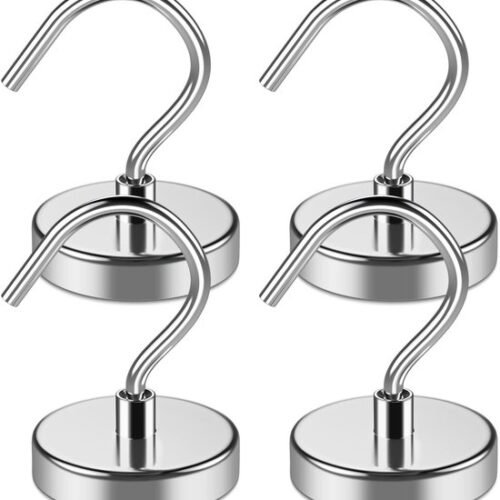 550x599-12.jpg Unyqoos® Set van 4 krachtige magneethaken voor veelzijdig gebruik in huis en kantoor