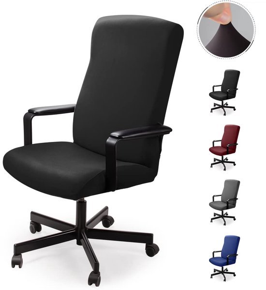 Unyqoos ® Bureaustoelhoes voor Modern Interieur met Elastische en Wasbare Stof