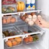 550x600-13.jpg Unyqoos® Transparante en Stapelbare Koelkastorganizer voor Optimaal Keukenbeheer