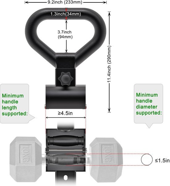 550x600-15.jpg Unyqoos® Verstelbare convertergreep voor halters naar kogelhalters met antislip handvat