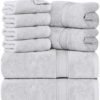 550x600-22.jpg Unyqoos® Complete Luxe 8-delige Handdoekenset voor Spa-ervaring Thuis en Onderweg