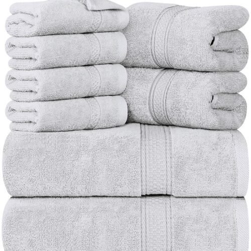550x600-22.jpg Unyqoos® Complete Luxe 8-delige Handdoekenset voor Spa-ervaring Thuis en Onderweg
