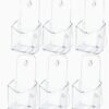 550x600-29.jpg Unyqoos® Set van 6 doorzichtige A6 brochurehouders voor muur of bureau