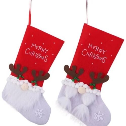 550x602-16.jpg Unyqoos® Set van 2 kleurrijke kerstkousen voor decoratie en cadeaus