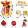 550x602-17.jpg Unyqoos® Set van 32 breukvaste rode kerstballen voor binnen en buiten decoratie
